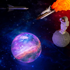 3D Print Star Moon Lamp Colorful