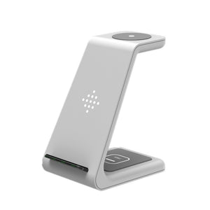 QI 10W Fast Charge 3 In 1 Wireless Charger For Iphone 11 Pro Charger Dock For Apple Watch 5 4 Airpods Pro Wireless Charge Stand