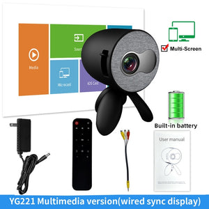 Projector home mini miniature entertainment portable HD