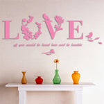 LOVE Stylish Wall Sticker  Decor