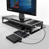 Wireless Charging Aluminum Monitor Stand Riser Support Transfer Data and Charging,