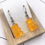 Cartoon Cute Resin Earrings  Colorful Animal Bear