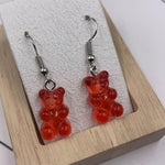 Cartoon Cute Resin Earrings  Colorful Animal Bear