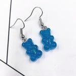 Cartoon Cute Resin Earrings  Colorful Animal Bear