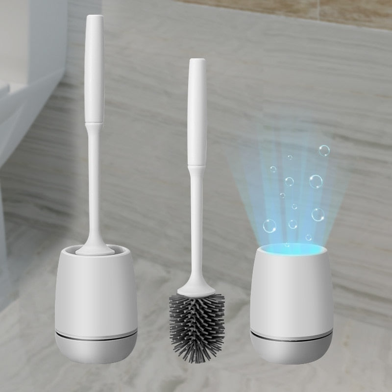 Silicone Toilet Brush Wall-mounted Bathroom Toilet Brush