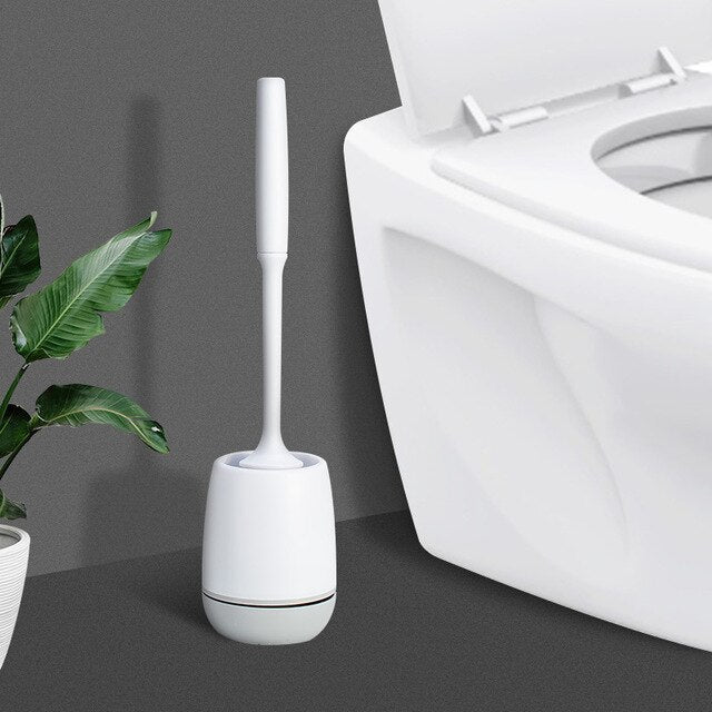 Silicone Toilet Brush Wall-mounted Bathroom Toilet Brush