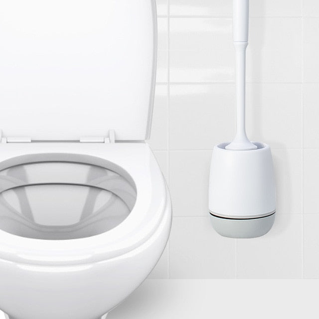 Silicone Toilet Brush Wall-mounted Bathroom Toilet Brush