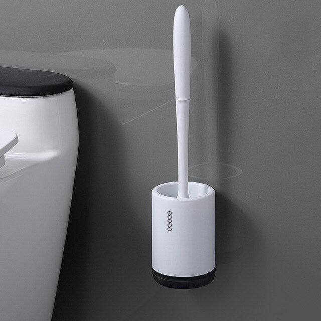 Silicone Toilet Brush Wall-mounted Bathroom Toilet Brush