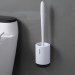 Silicone Toilet Brush Wall-mounted Bathroom Toilet Brush