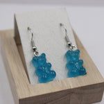 Cartoon Cute Resin Earrings  Colorful Animal Bear