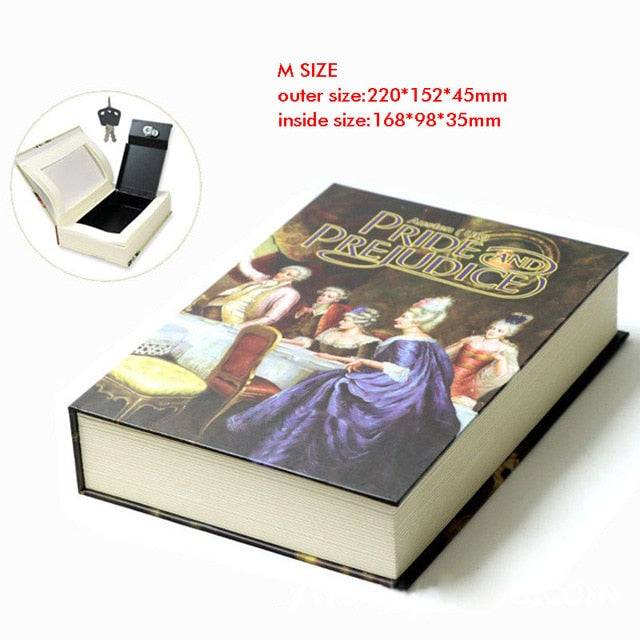 Book Safes Key Lock  safe deposit box | High Quality