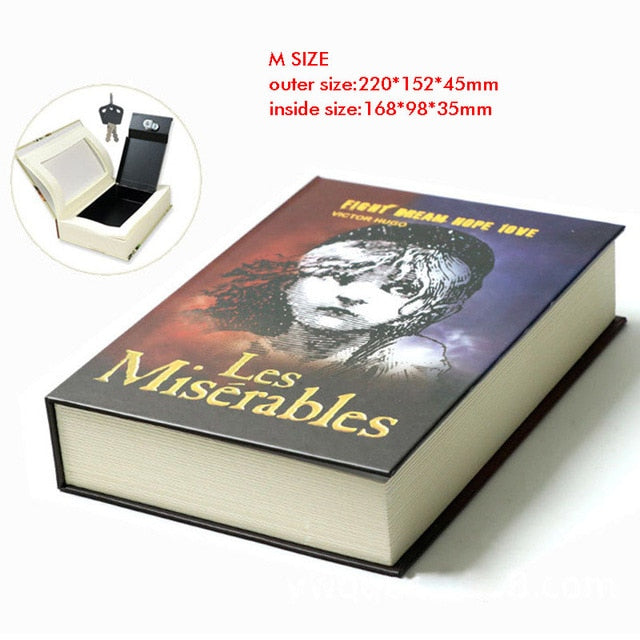 Book Safes Key Lock  safe deposit box | High Quality