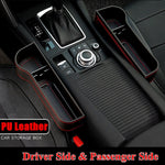 Universal Pair Passenger Driver Side Car Seat Gap Storage Box Left/Right