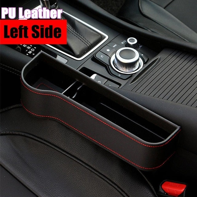 Universal Pair Passenger Driver Side Car Seat Gap Storage Box Left/Right
