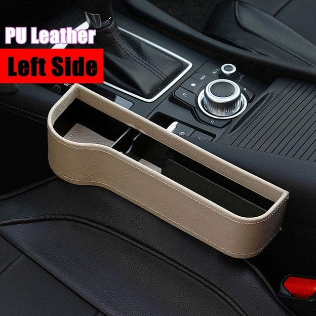 Universal Pair Passenger Driver Side Car Seat Gap Storage Box Left/Right