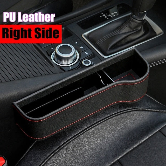 Universal Pair Passenger Driver Side Car Seat Gap Storage Box Left/Right