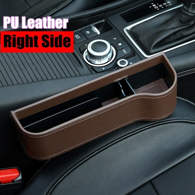 Universal Pair Passenger Driver Side Car Seat Gap Storage Box Left/Right