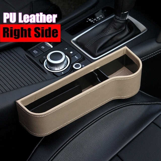Universal Pair Passenger Driver Side Car Seat Gap Storage Box Left/Right