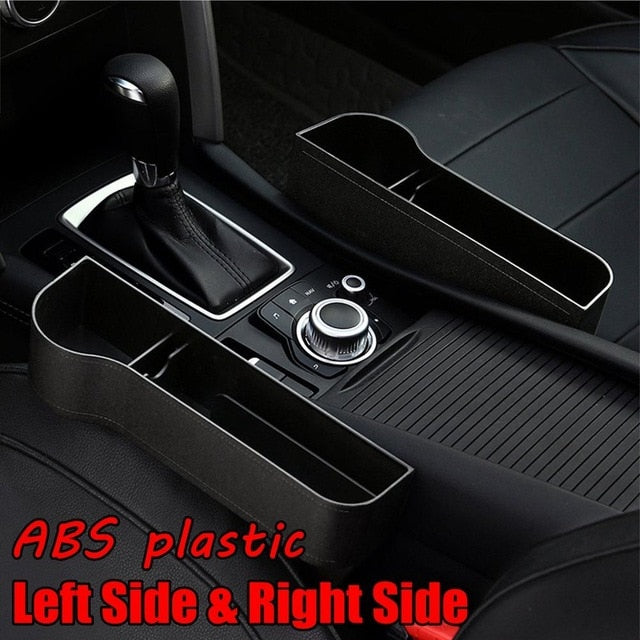 Universal Pair Passenger Driver Side Car Seat Gap Storage Box Left/Right