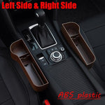 Universal Pair Passenger Driver Side Car Seat Gap Storage Box Left/Right
