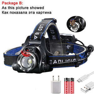 LED Headlamp Smart Light Waterproof