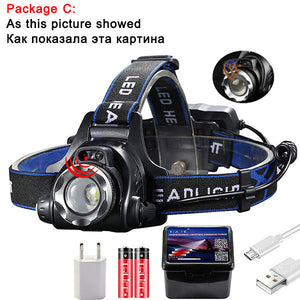 LED Headlamp Smart Light Waterproof