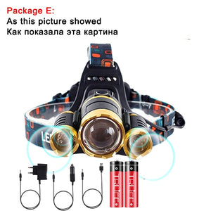 LED Headlamp Smart Light Waterproof