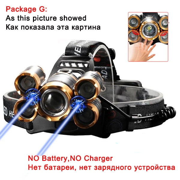 LED Headlamp Smart Light Waterproof