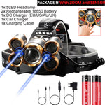 LED Headlamp Smart Light Waterproof
