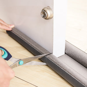 Flexible door bottom sealing strip sound proof noise reduction under door