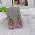 Cartoon Cute Resin Earrings  Colorful Animal Bear