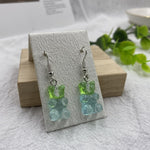 Cartoon Cute Resin Earrings  Colorful Animal Bear