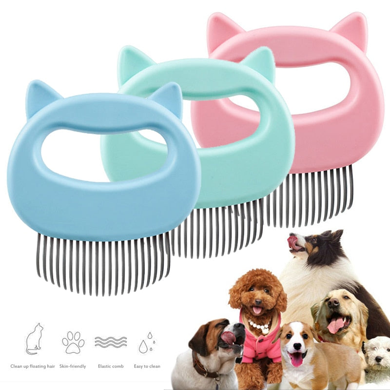 Pet cat dog massage comb shell comb grooming hair removal