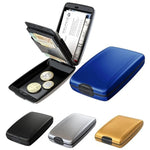 Aluminum Blocking Hard Case Wallet Credit Card | Anti-RFID Scanning Protect
