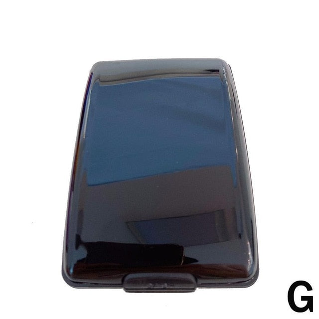 Aluminum Blocking Hard Case Wallet Credit Card | Anti-RFID Scanning Protect