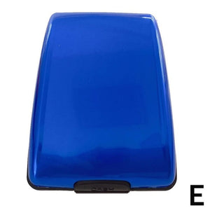 Aluminum Blocking Hard Case Wallet Credit Card | Anti-RFID Scanning Protect