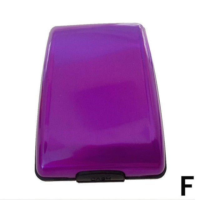 Aluminum Blocking Hard Case Wallet Credit Card | Anti-RFID Scanning Protect