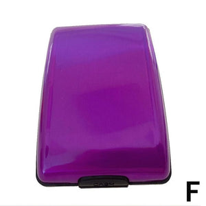 Aluminum Blocking Hard Case Wallet Credit Card | Anti-RFID Scanning Protect