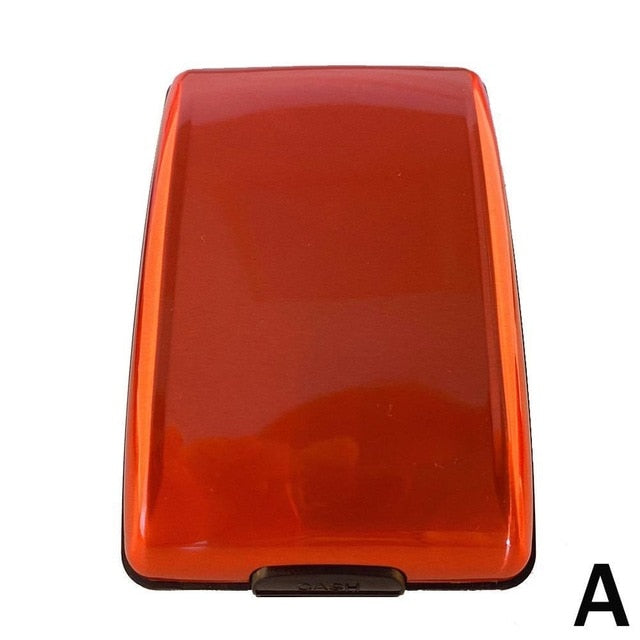 Aluminum Blocking Hard Case Wallet Credit Card | Anti-RFID Scanning Protect