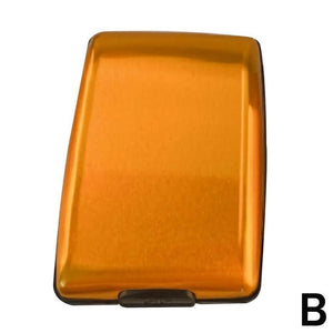 Aluminum Blocking Hard Case Wallet Credit Card | Anti-RFID Scanning Protect