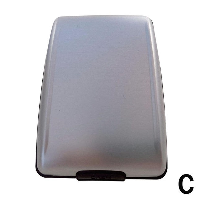Aluminum Blocking Hard Case Wallet Credit Card | Anti-RFID Scanning Protect