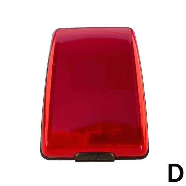 Aluminum Blocking Hard Case Wallet Credit Card | Anti-RFID Scanning Protect