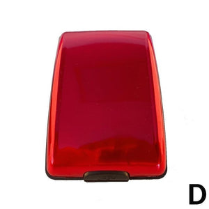 Aluminum Blocking Hard Case Wallet Credit Card | Anti-RFID Scanning Protect