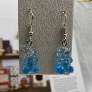 Cartoon Cute Resin Earrings  Colorful Animal Bear