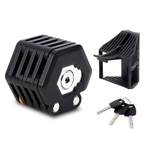 Foldable Bike Lock With 3 Keys Hamburg-Lock Alloy Anti-Theft Strong Security Bicycle