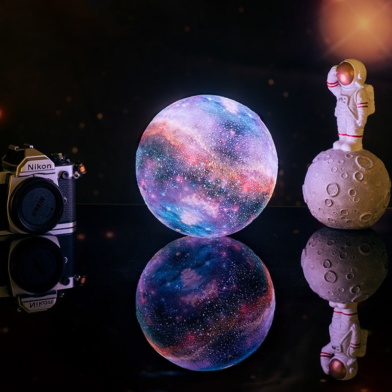 3D Print Star Moon Lamp Colorful