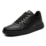 Autumn 2020 Leather Men's Sneakers White Breathable Casual Men Shoes Big Size 49 Black Man Vulcanized Shoes Zapatillas Hombre